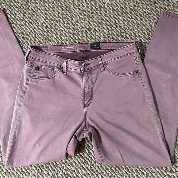 AG Adriano Goldschmied Mauve Denim Jeans 30R - Picture 1 of 6